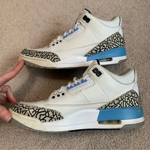 Air Jordan 3 retro mid unc ct8532-104 mens size 10 - Picture 9 of 15